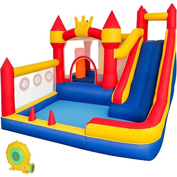 15 Best Bounce House Inflatables That Will Keep Kids Entertained All Day 16 Liaakrr 8-in-1 Bounce House with Slide and Ball Pit