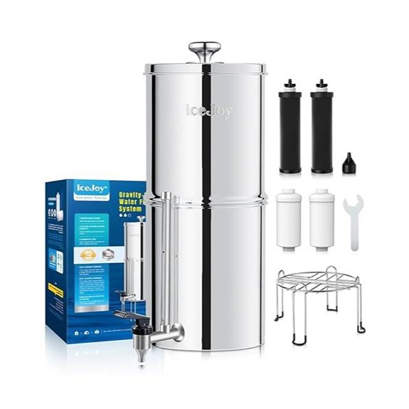 8-Stage Stainless Steel Countertop Water Filtration System