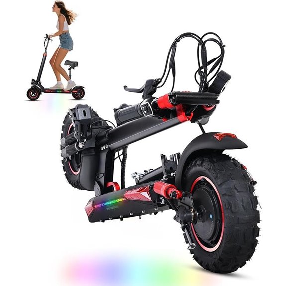 10 Best Electric Scooters With 40-Mile Range for Commuters and Adventure Seekers 8 Offroad Electric Scooter for Adults with Seat