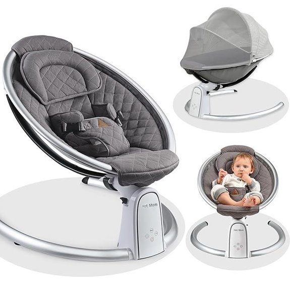 Hot Mom Electric Baby Bouncer with Music & Touch Screen
