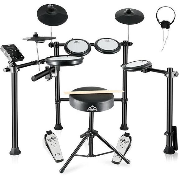 EASTROCK Electric Drum Set with Cymbals and Accessories