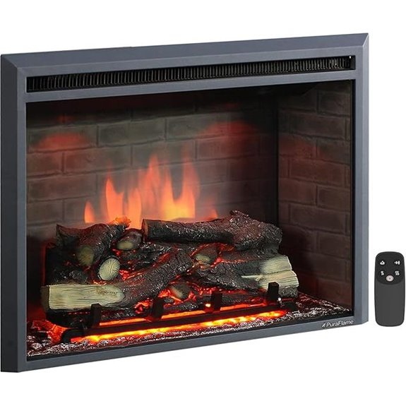 15 Best Electric Fireplaces to Warm Up Your Home in 2026 15 PuraFlame Electric Fireplace Insert with Sound and Remote