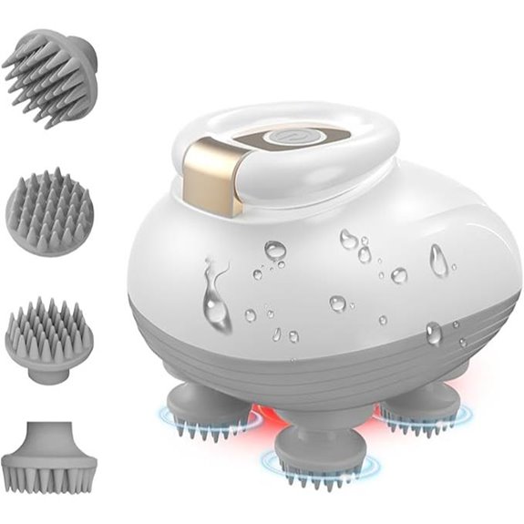 15 Best Premium Scalp Massagers That Will Transform Your Relaxation Routine 9 TISSCARE Electric Head Massager for Hair & Stress