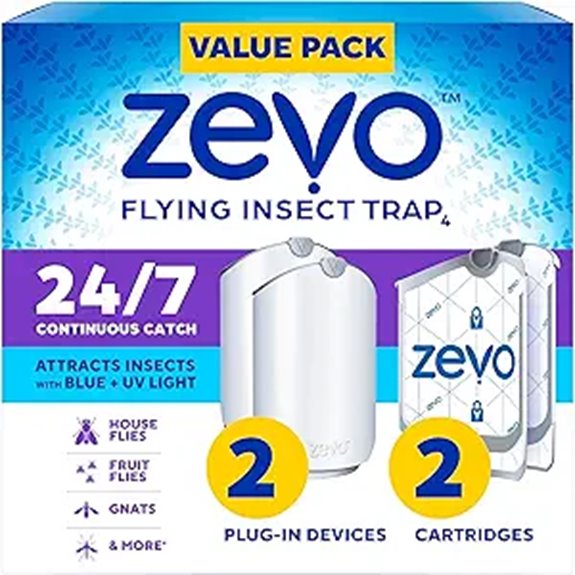 Zevo 2 Flying Insect Trap with Refills