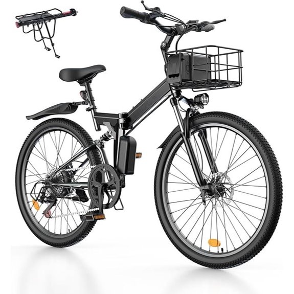 Adult Electric Mountain Bike 20MPH 25-55 Miles