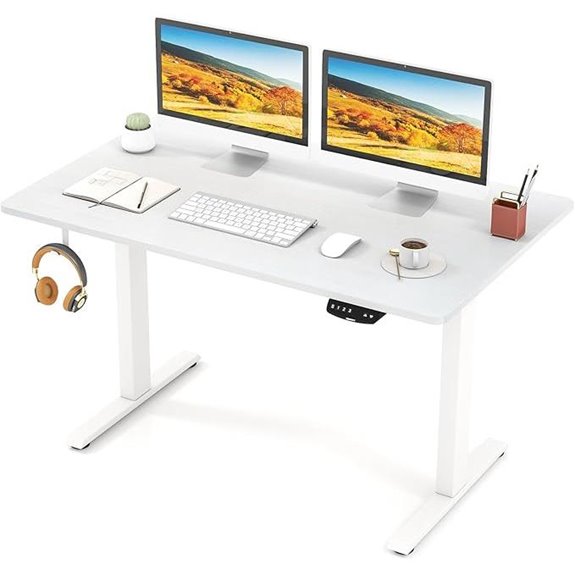 Giantex Electric Standing Desk with Memory and Accessories