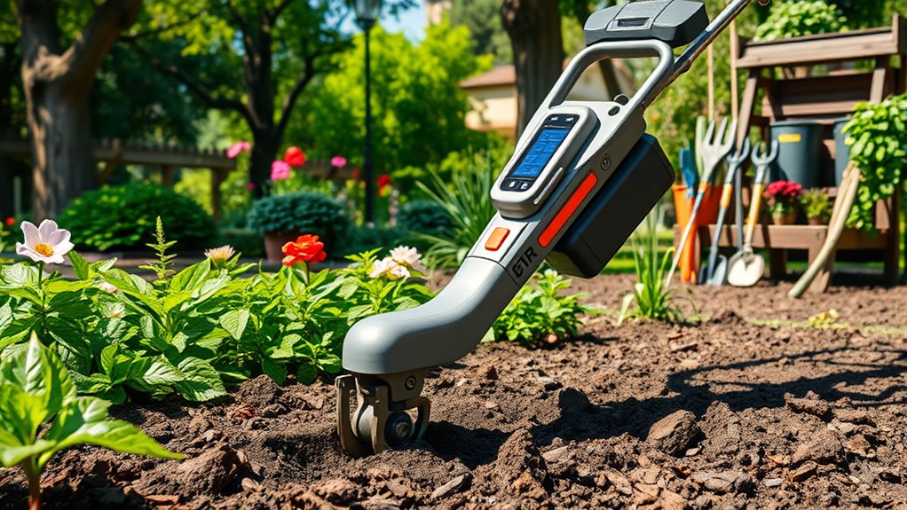 electric tiller safety features