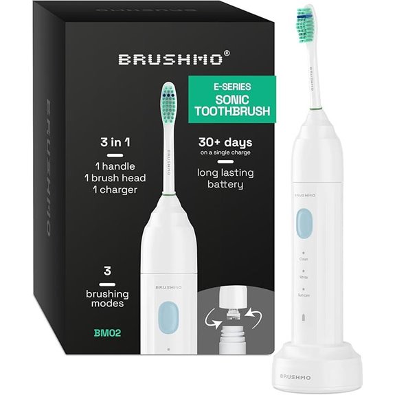 15 Best Premium Electric Toothbrushes That Will Transform Your Oral Care in 2026 14 Brushmo e-Series Sonic Electric Toothbrush with 3 Modes