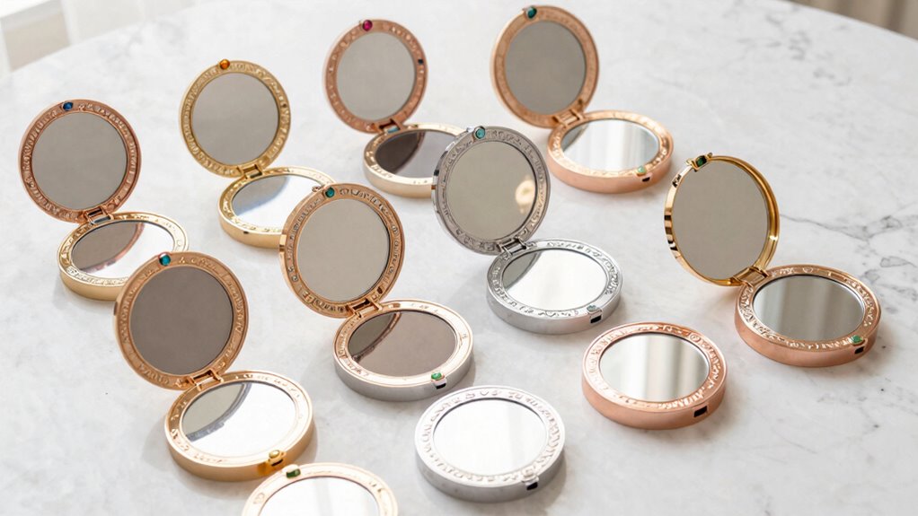 elegant portable mirror selection