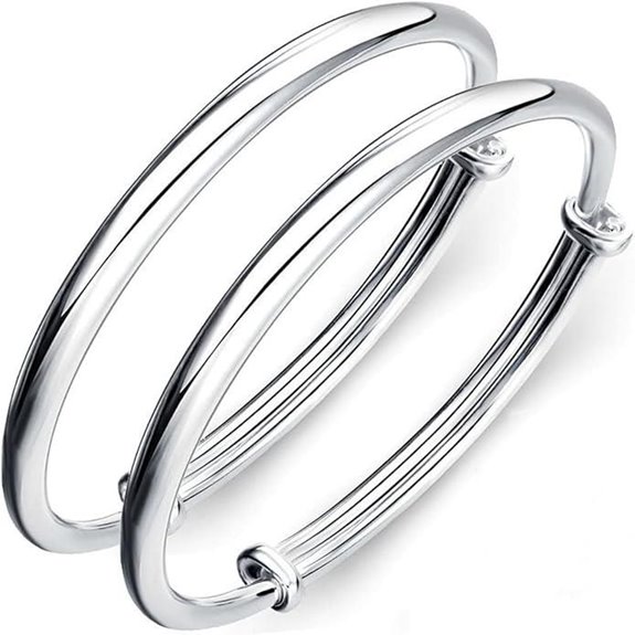 15 Best Sterling Silver Bracelets That Combine Style and Durability 12 Sterling Silver Bangle Bracelets for Women