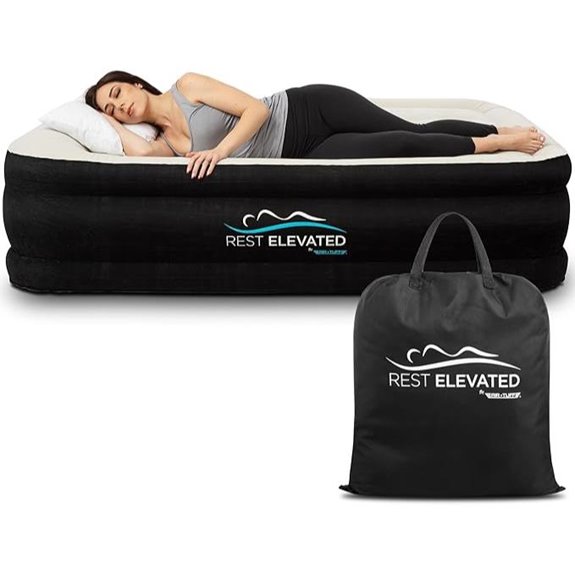 15 Best Premium Air Mattresses for Comfort and Durability in 2026 8 RestElevated Queen Air Mattress with Built-in Pump