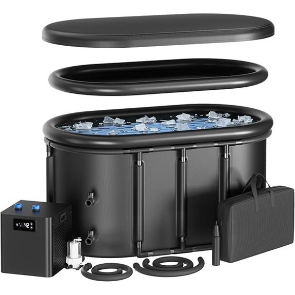 Upgraded Cold Plunge Tub & Ice Bath Chiller Set