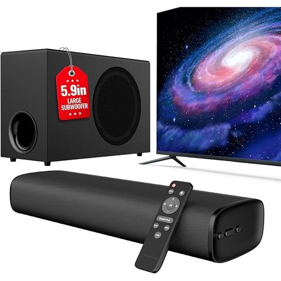 15 Best Soundbars Under $200 That Deliver Big Sound on a Budget 13 Upgraded TV Sound Bar with 110W Subwoofer and Bluetooth