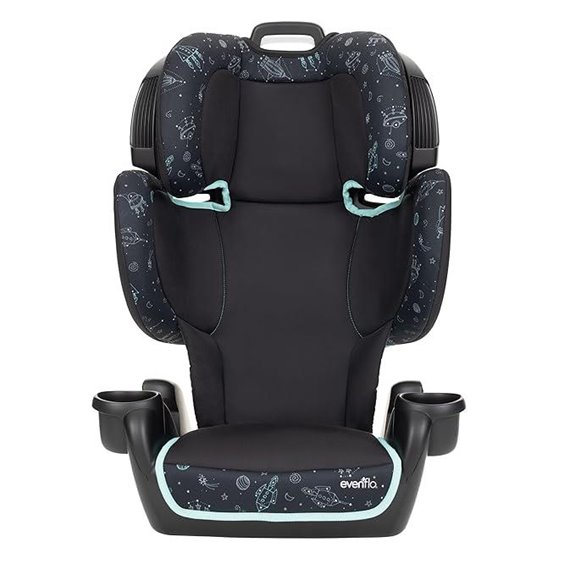 15 Best Premium Car Seat Boosters for Safety and Comfort in 2026 14 Evenflo GoTime LX Booster Car Seat (Astro Blue)
