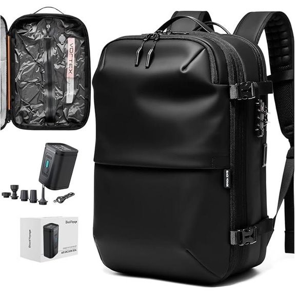 Vortex 60L Expandable Travel Backpack with Pump