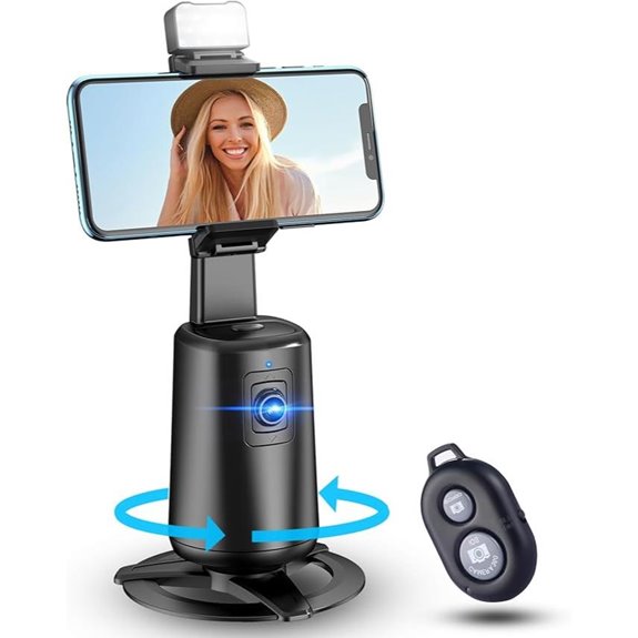 Auto Face Tracking Tripod with Remote and Gesture Control