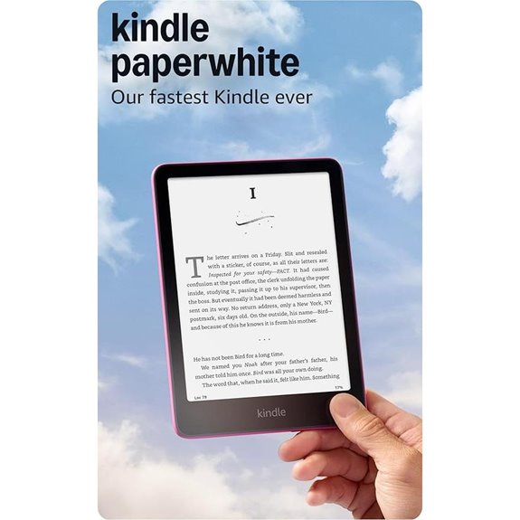Amazon Kindle Paperwhite 16GB – Fastest Model with Glow-Free Display
