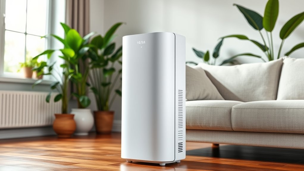 filtration room size noise