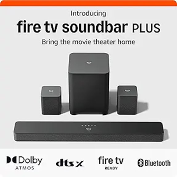 8 Best Surround Sound Systems for Home Studios in 2026 8 Amazon Fire TV Soundbar Plus with Subwoofer