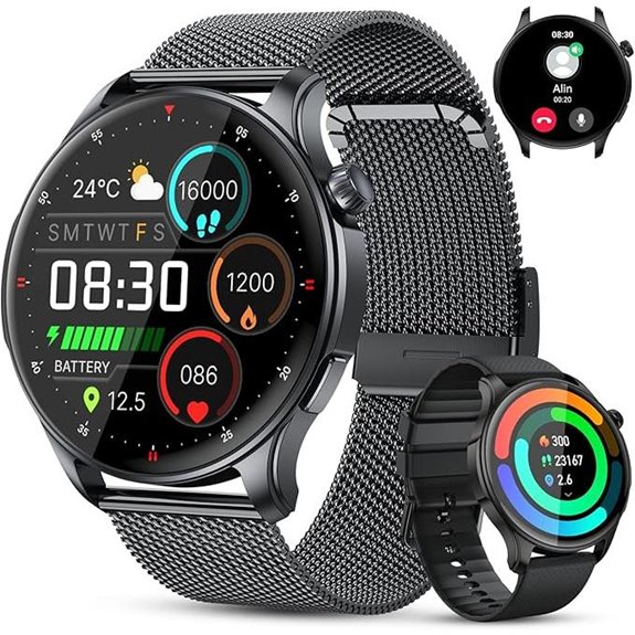 Smartwatch for Men WoMen Fitness with Heart Rate Monitor