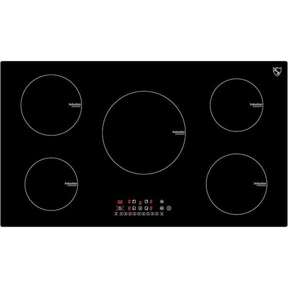 K&H 36-Inch 5-Burner Induction Cooktop