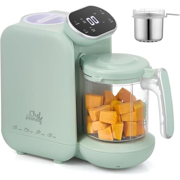 15 Best Baby Food Makers That Make Mealtime Easier and More Nutritious 8 Chefhandy 5-in-1 Baby Food Maker with Pouches