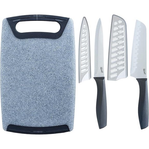 15 Best Cutting Boards for Chef Knives in 2026 (Top Picks) 5 Glad 5-Piece Knife Set with Cutting Board
