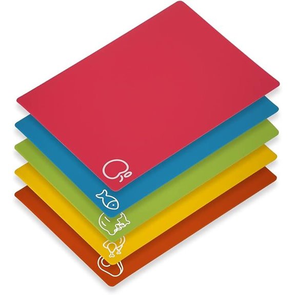 15 Best Cutting Boards for Chef Knives in 2026 (Top Picks) 7 Flexible BPA-Free Cutting Boards (5 Pieces)