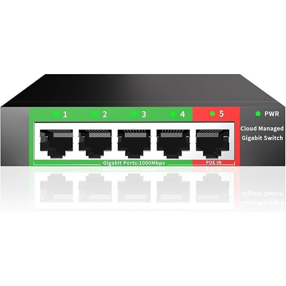 14 Best Network Switches for Multi-PC VR Setups in 2026 16 five port poe switch