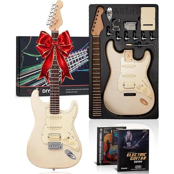 The 5 Best Premium Electric Guitars of 2026 - Unmatched Quality and Sound 6 AKLOT DIY Electric Guitar Kit with Flame Maple Top