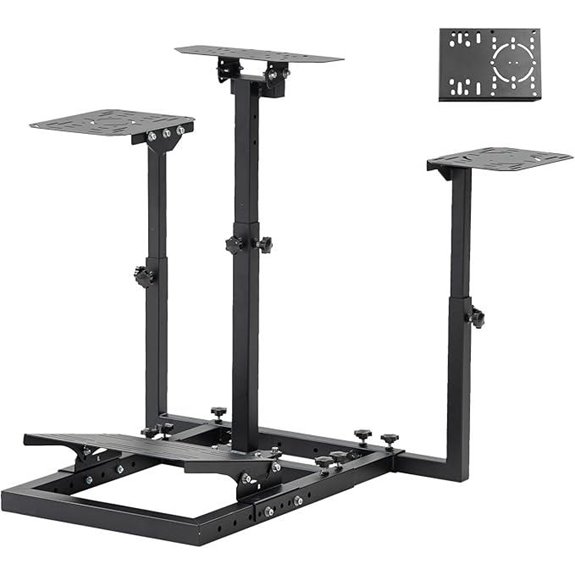 flight simulator controller stand