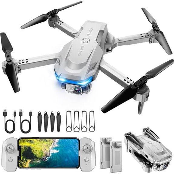 Foldable 1080P Camera Drone with Voice Control