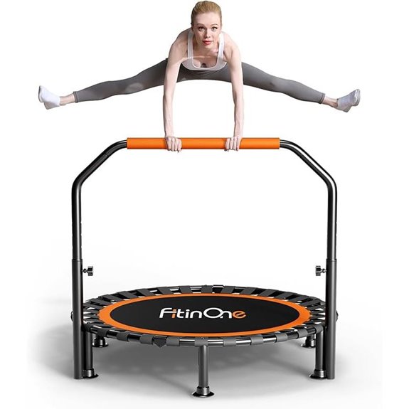 Foldable Mini Trampoline for Adults & Kids (40