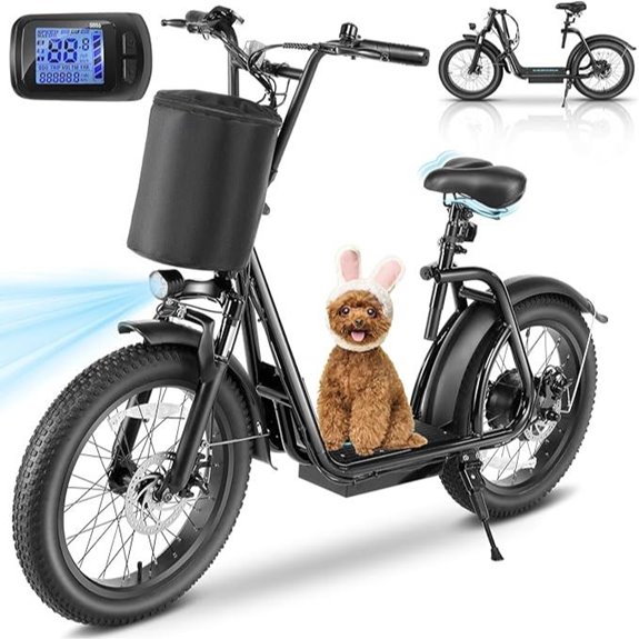 15 Best Off-Road Electric Scooters With Suspension for Adventure-Ready Rides 5 Caroma Electric Scooter with Seat Foldable 20MPH