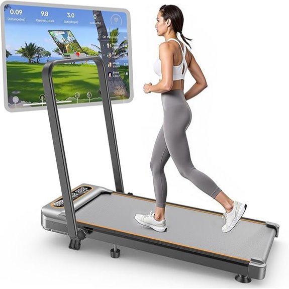 Foldable Treadmill with Incline Remote Control 330lbs