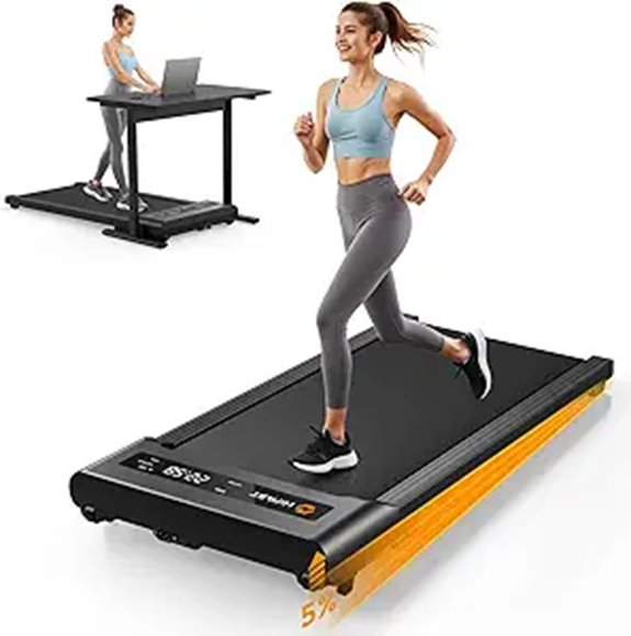 Walking Pad Treadmill 3-in-1 Foldable Under Desk Running Machine