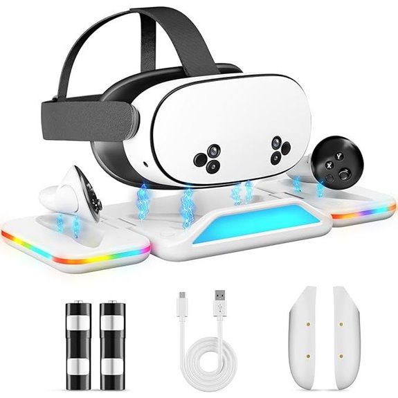 Foldable VR Charging Dock for Meta Quest 3/3S