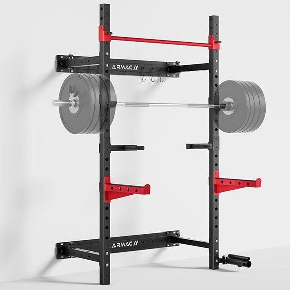 15 Best CrossFit Rigs of 2026 for Ultimate Strength and Flexibility 12 Folding Wall-Mounted Power Rack with Pull-Up Bar