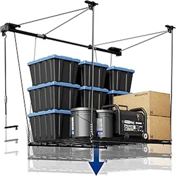 10 Best Garage Storage Systems to Maximize Your Space in 2026 9 FLEXIMOUNTS 4x4 Ft Overhead Garage Storage Rack
