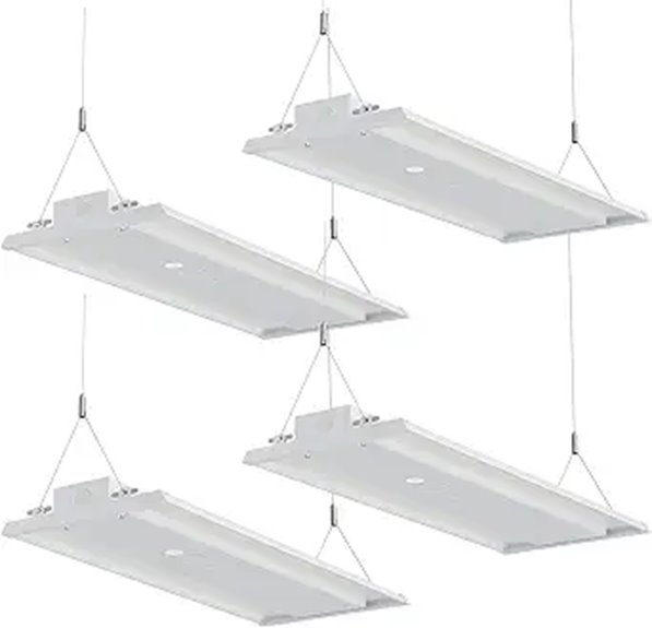 10 Best Shop Light LED High Bays for Bright, Efficient Lighting in Your Warehouse 4 300W LED Linear High Bay Light (4 Pack)