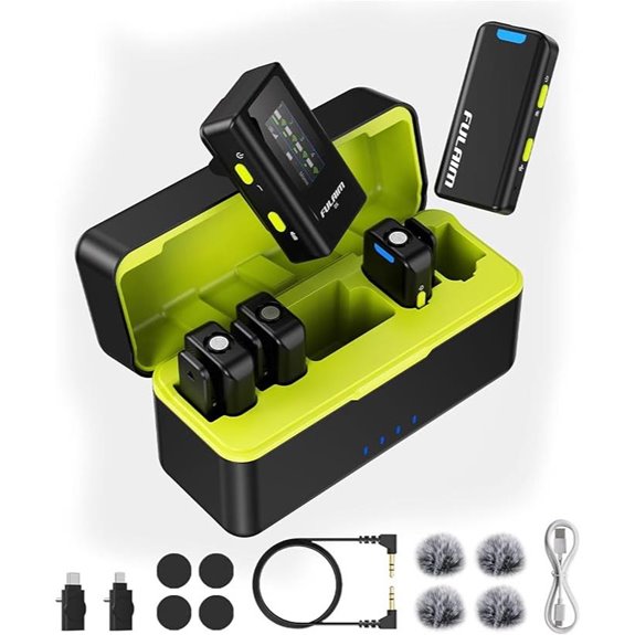 15 Best Lavalier Mics for Filmmaking in 2026 15 FULAIM X6 Pro Wireless Lavalier Microphones (4 Transmitters)