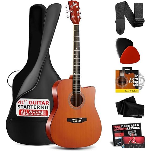 Pyle Full-Size Steel String Acoustic Guitar Kit