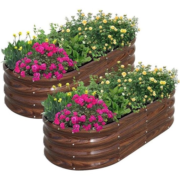 SnugNiture Galvanized Raised Garden Bed (2 Pack)