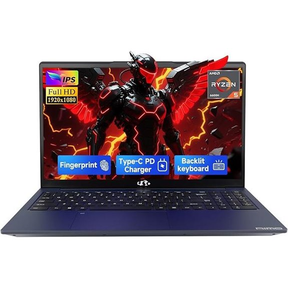 NIMO 15.6 Gaming Laptop with Ryzen 5 and Radeon