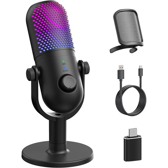 USB Microphone for Gaming Streaming & Podcast