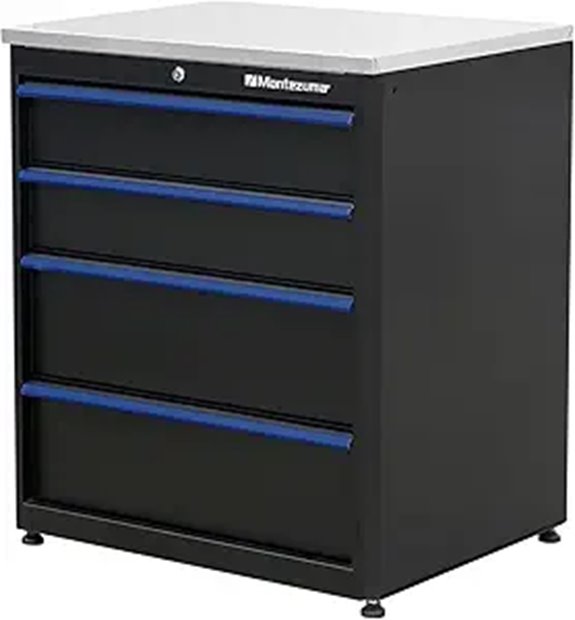 Montezuma Garage Tool Storage System with Workbench
