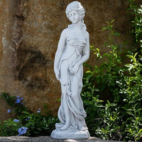 15 Best Concrete Garden Statues That Will Elevate Your Outdoor Space 10 Outdoor Goddess Garden Statue Decor