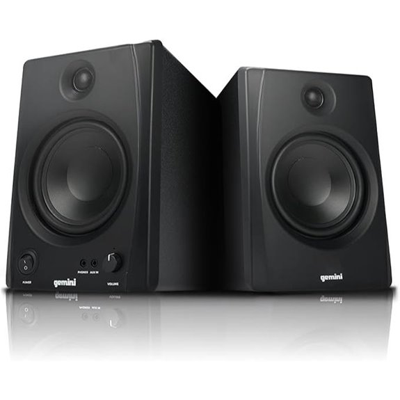 Gemini SMX-5BT 5” Studio Monitor Speakers with Bluetooth