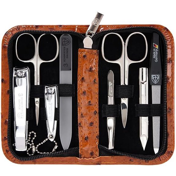 15 Best Luxury Men’s Grooming Kits That Elevate Your Routine in 2026 5 3 Swords Germany Manicure Pedicure Kit in Leather Case