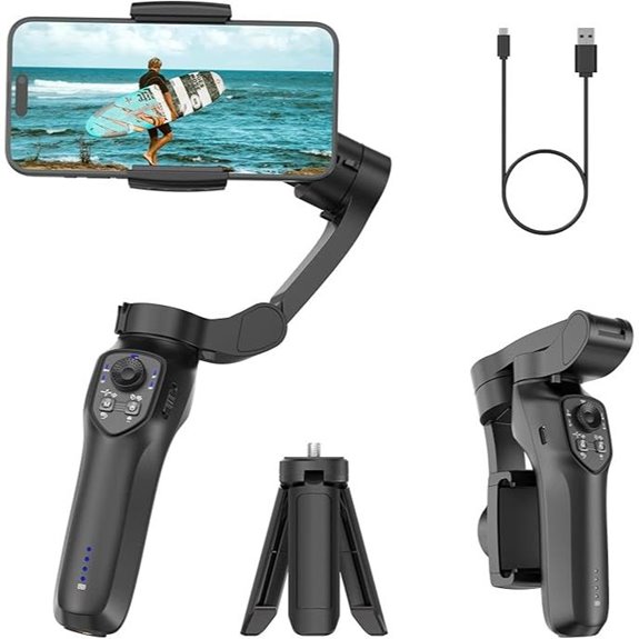 14 Best Steadicam Stabilizers for Smooth Video in 2026 4 COMITOK L7C Pro Gimbal for iPhone and Android